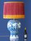 Große Tischlampe in Blau & Weiß von Delftware 5