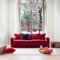 Rafaella Sofa in Red & Rusty Velvet by Biosofa 2