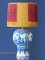 Large Blue and White Table Lamp from Delftware, Image 1