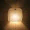 Mid-Century Vintage Ice Glass Wall Light from Kalmar, 1970s 2