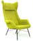Yellow & Green Wingback Armchair by Miroslav Navratil for Ton, 1960s, Image 1