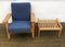 Danish GE 290 Lounge Chair & Ottoman Set by Hans J. Wegner for Getama, 1970s 6