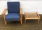 Danish GE 290 Lounge Chair & Ottoman Set by Hans J. Wegner for Getama, 1970s, Image 6