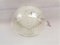 Kleine runde minimalistische Deckenlampe aus Klarglas, 1990er 1