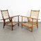 Mid-Century Reclining Oak Lounge Chairs by Jan Vanek for Krasna Jizba, 1940s, Set of 2 27