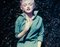 Poster Marilyn Monroe In Green di Nahum Sterling Baron, Immagine 1