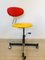 Red & Yellow Leather Model Z-359 Office Chair from Kovona, 1970s, Image 2