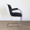 Vintage Tubular Side Chair with Black Manchester Fabric, 1930s 9