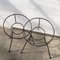 Mid-Century Italian Sunflower Wicker Chairs, Set of 2 7