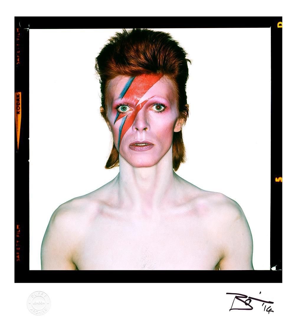 David Bowie Aladdin Sane, Yeux Ouverts, Edition Limitée Signée par David Bowie, 1973 en vente