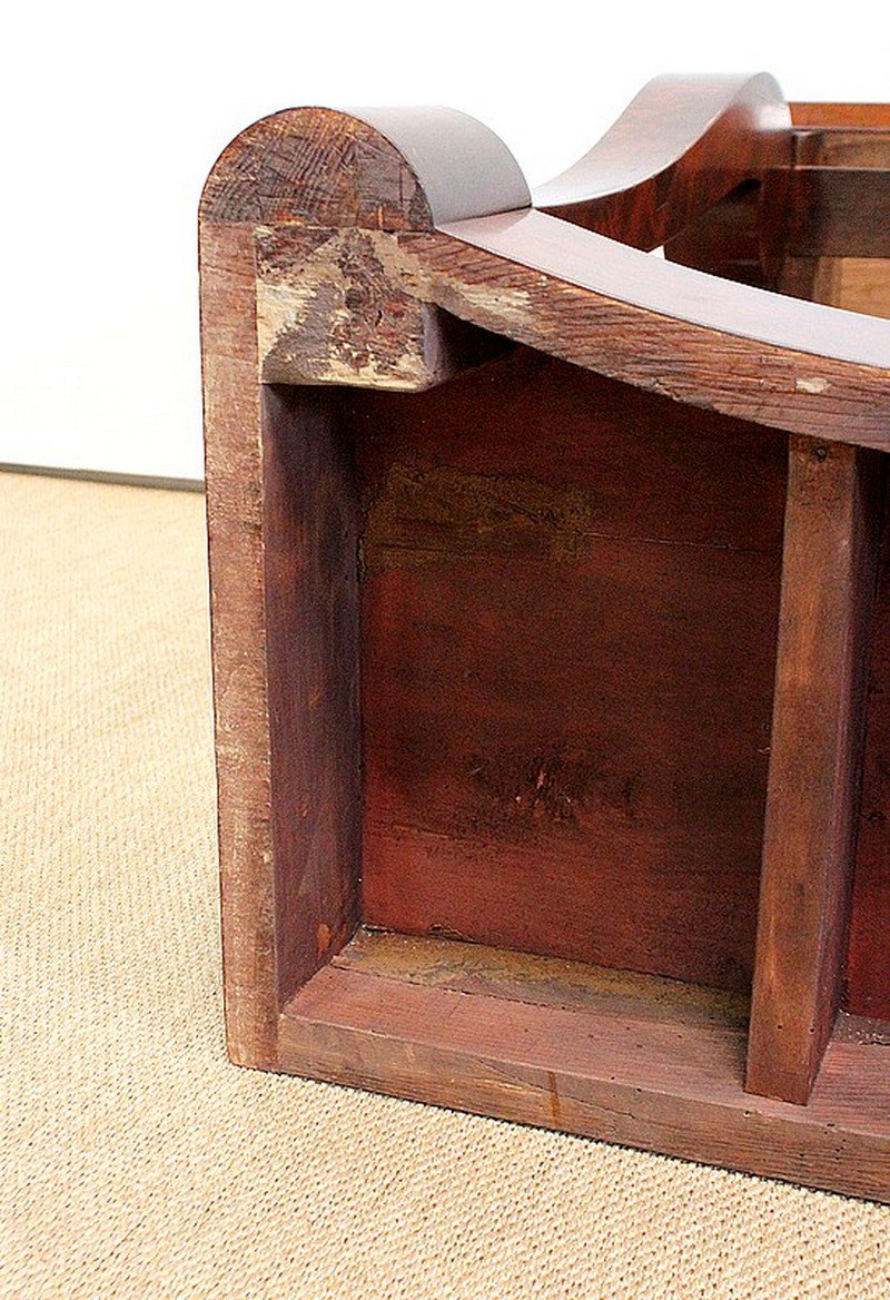 small restoration period console in mahogany veneer early 1800s RVK-955978