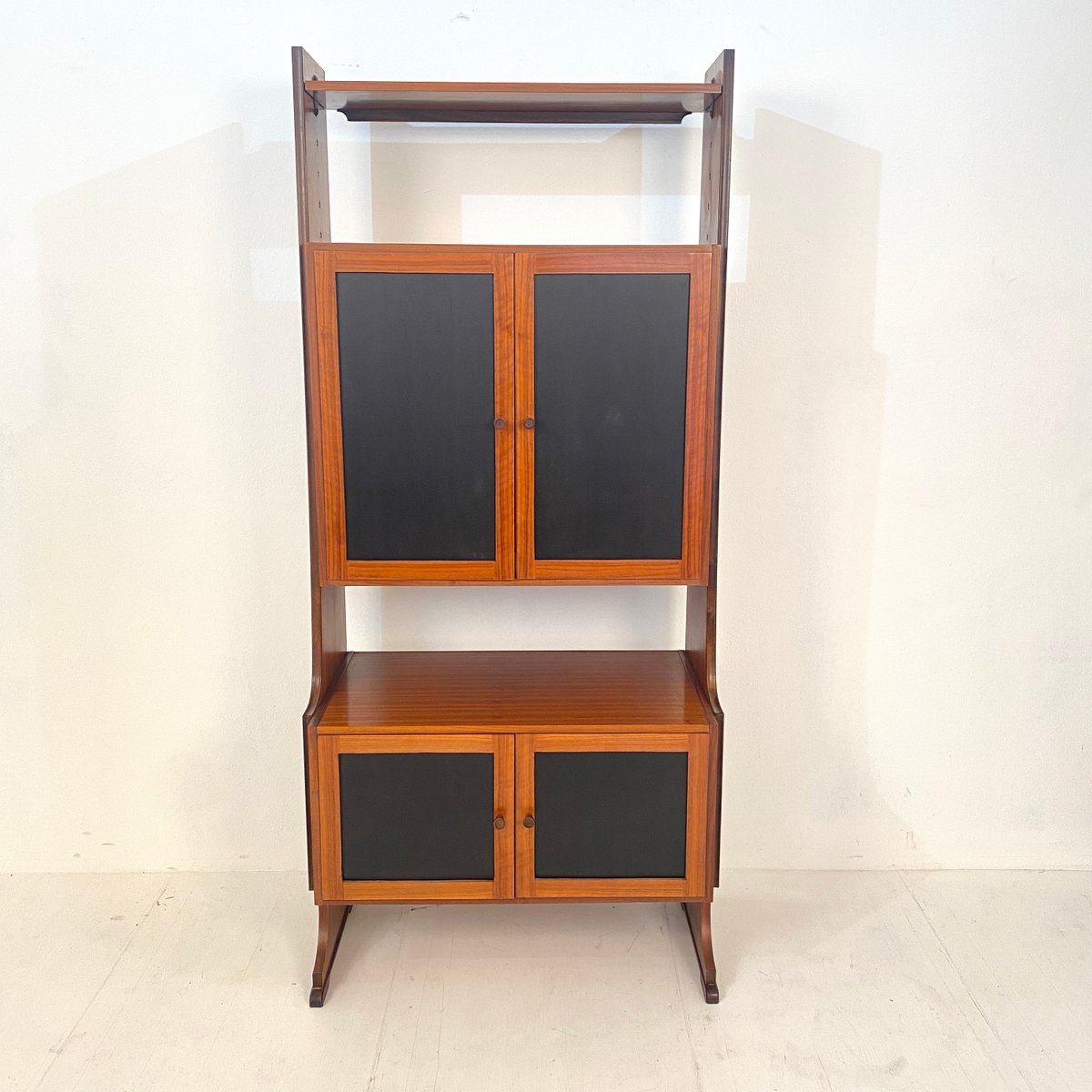 mid century modern italian teak shelf or bookcase 1960s FB-1000228