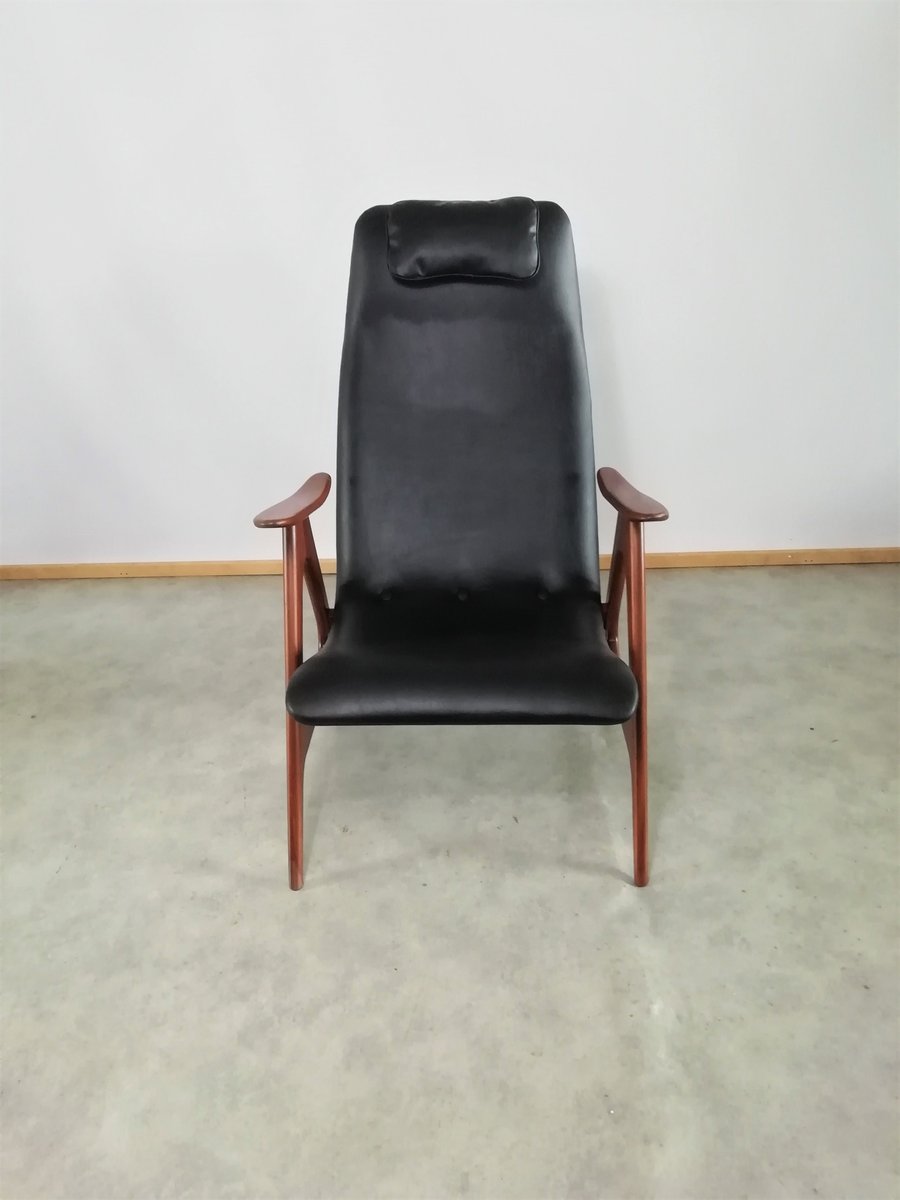 high back armchair by louis van teeffelen for webe 1950s EHR-1000431