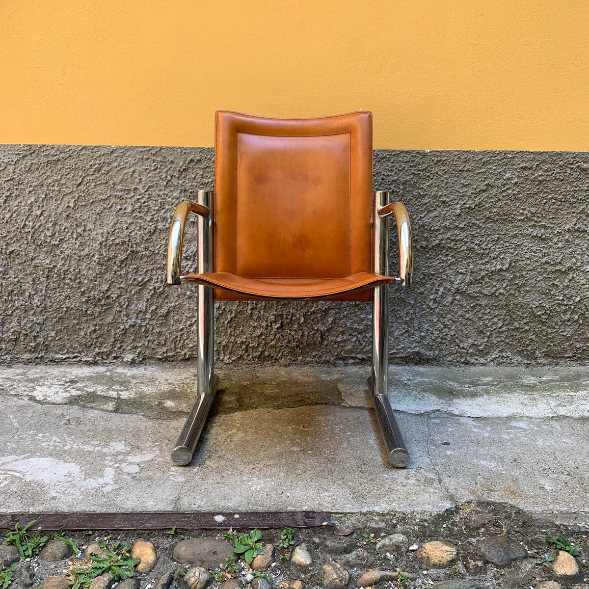 steel and leather chair VJY-1000495