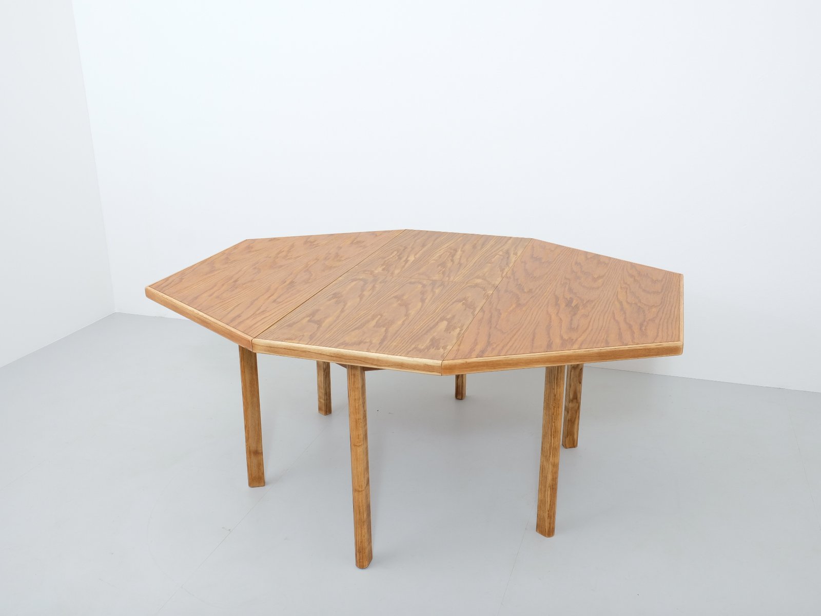 mid century six sideline extendable dining table ICF-1000518
