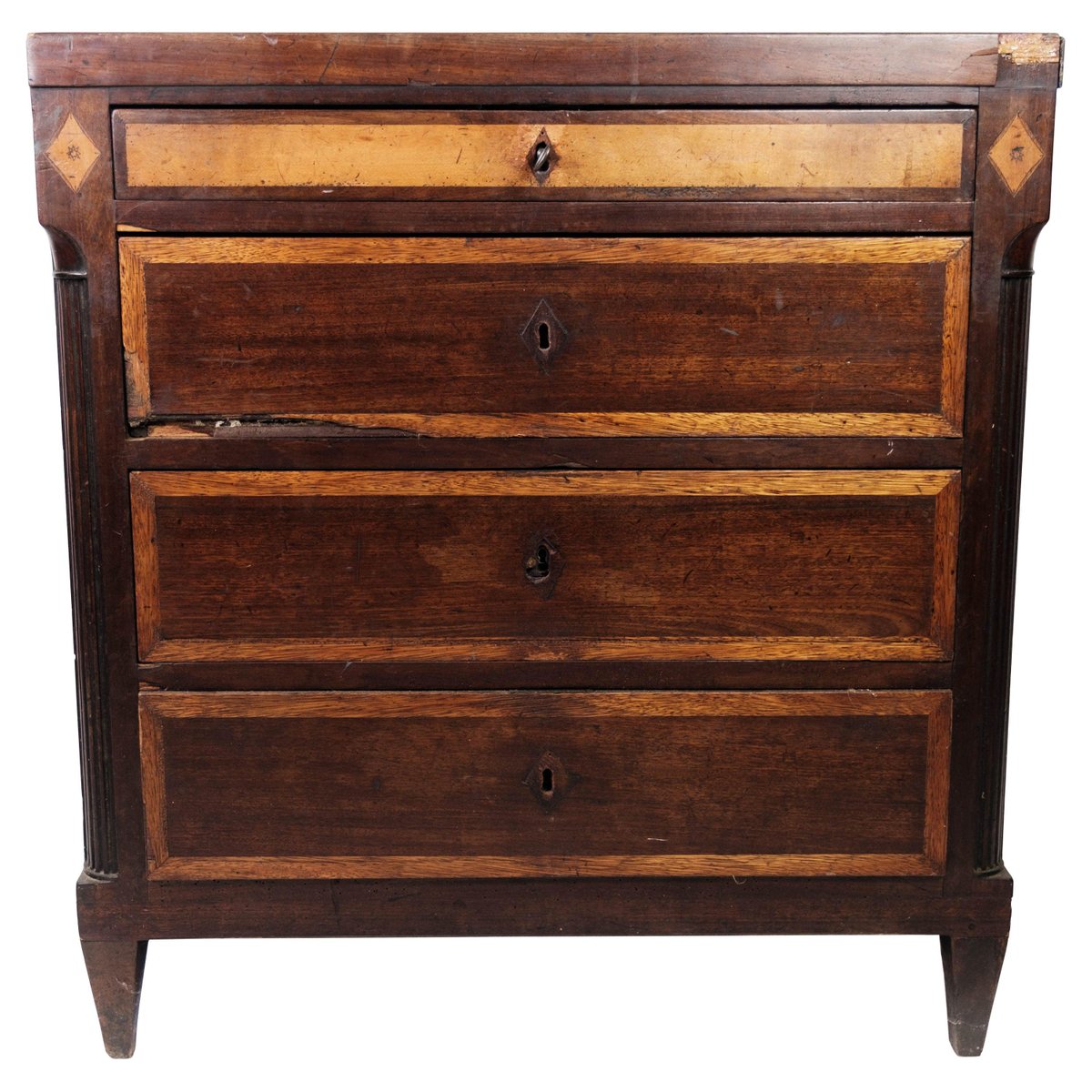 mahogany chest of drawers by louis seize UY-1000725