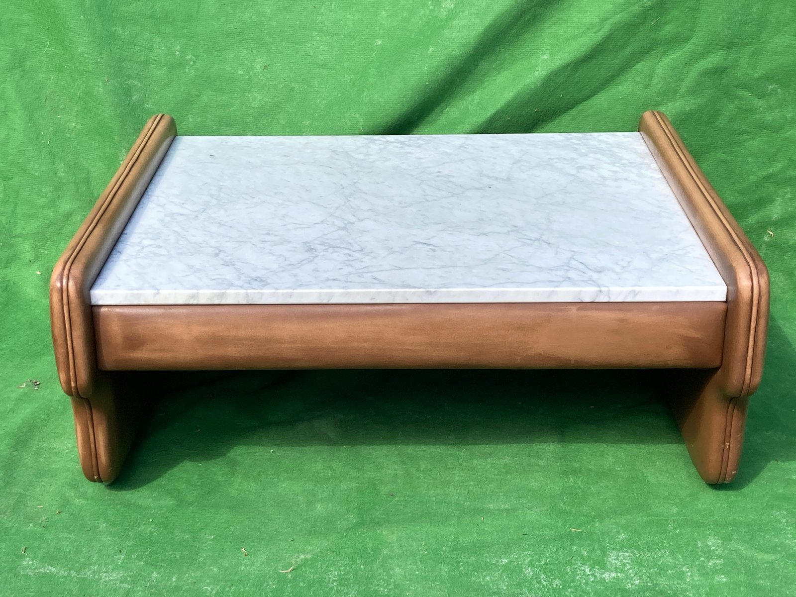 leather and travertine coffee table from de sede BHG-1001720