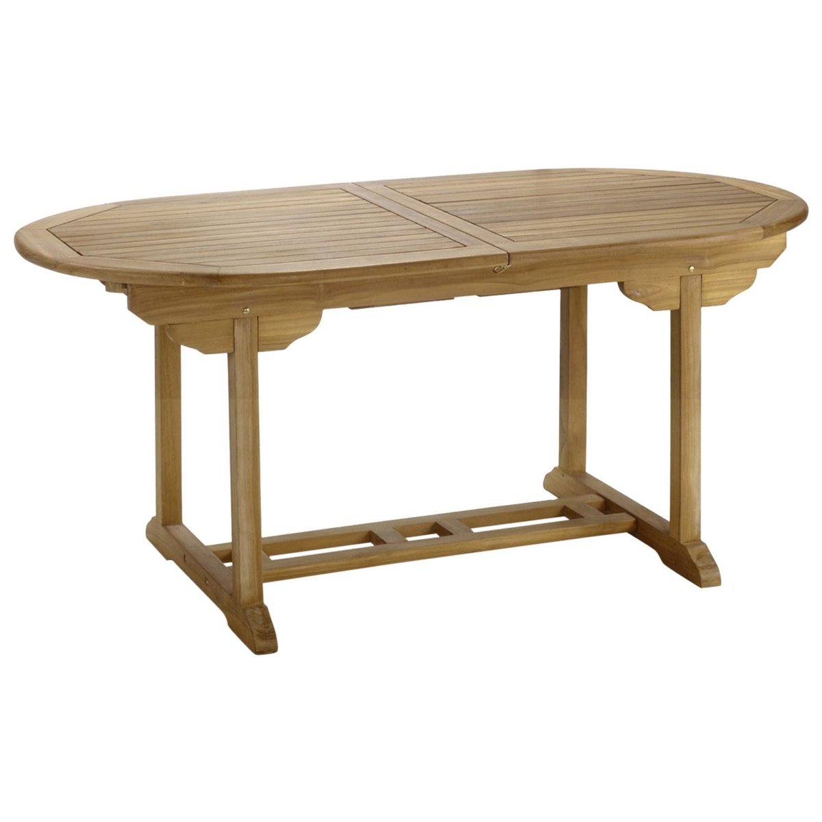 teak oval foldable dining table PSK-1002452