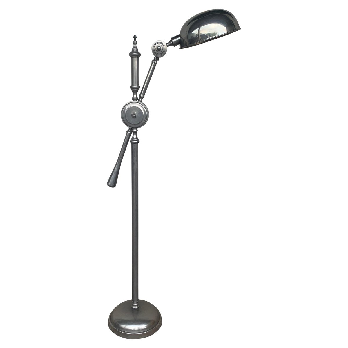 Mid-Century Modern Industrial Adjustable Floor Lamp for sale at Pamono