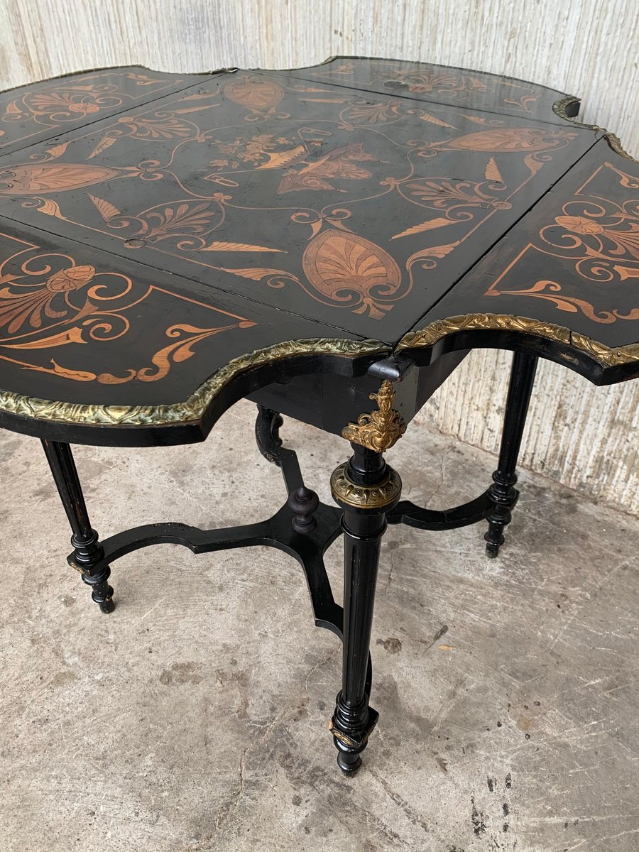 french napoleon ebonized dressing table 19th century PSK-1002628
