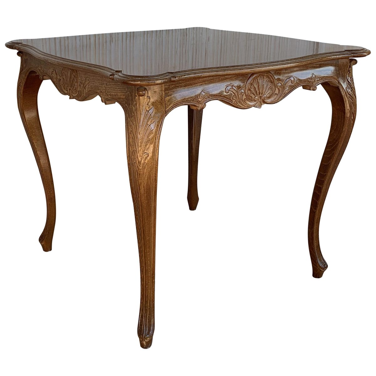 french walnut louis xv style card game table PSK-1002717
