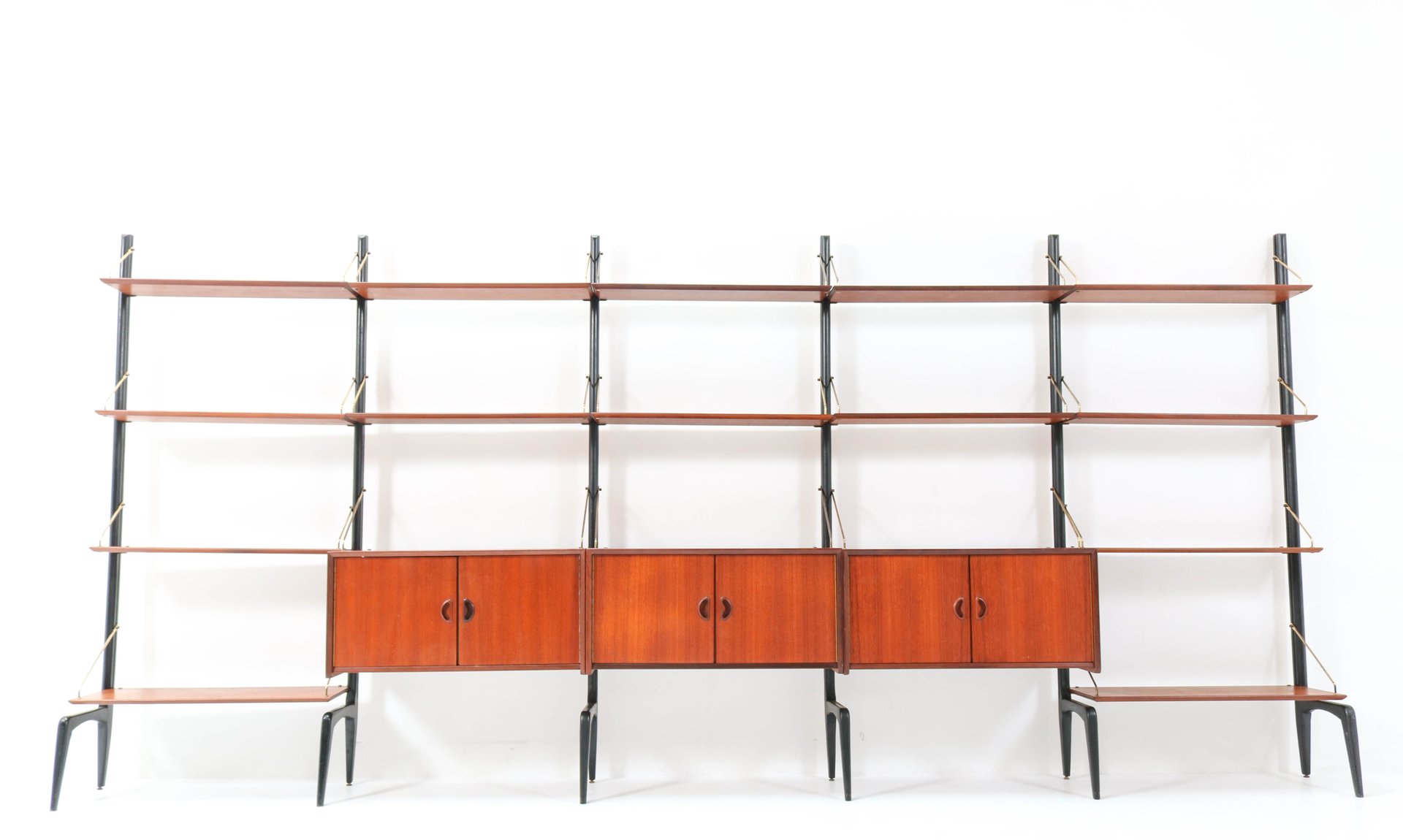 large mid century modern free standing wall unit by louis van teeffelen for webe set of 23 MY-1003365