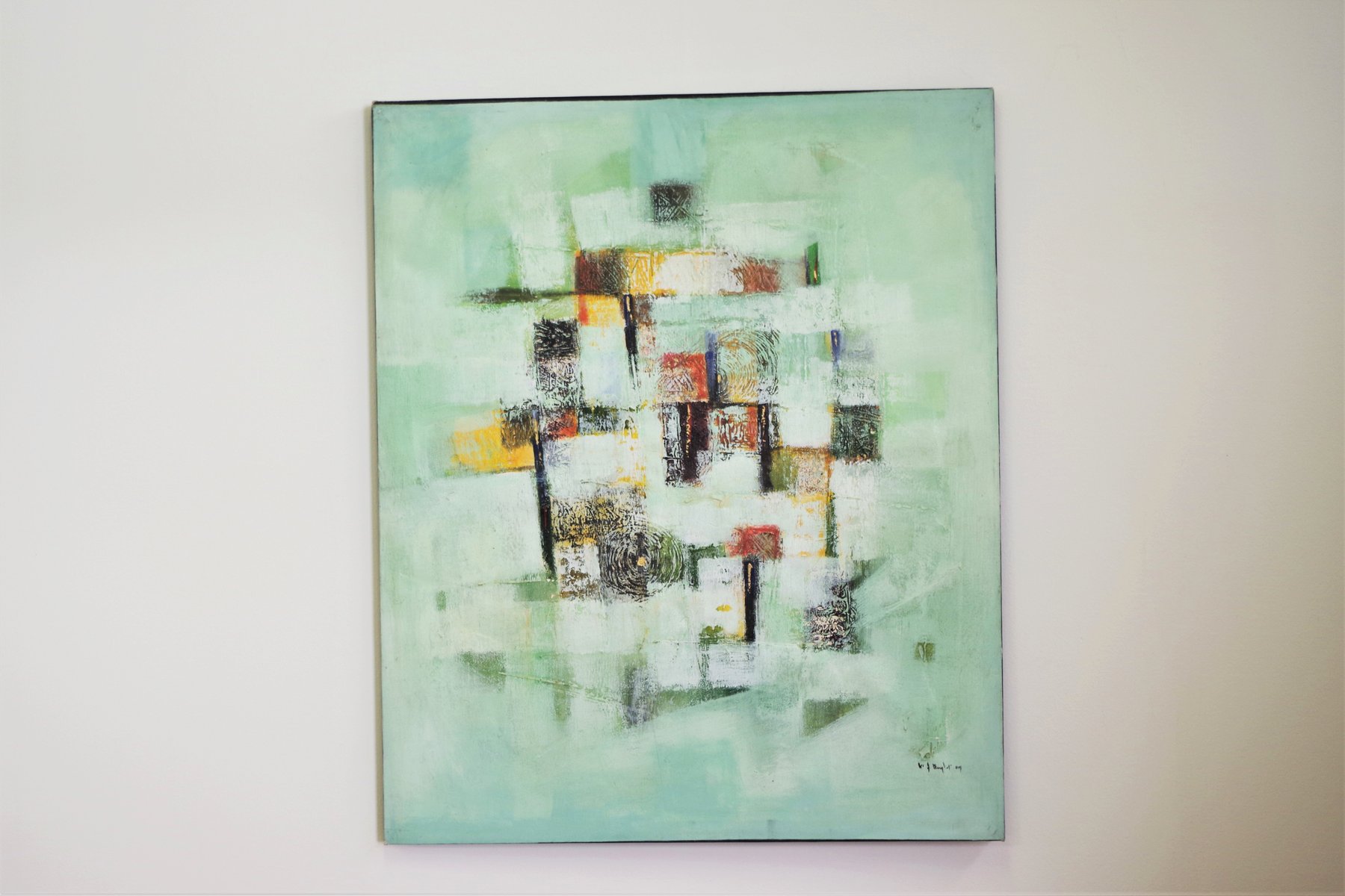 Abstract Painting, 2000s, Oil on Canvas for sale at Pamono