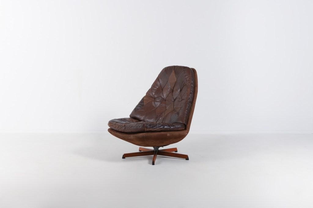 vintage ms68 swivel lounge chair from madsen schubel denmark KMC-1006029