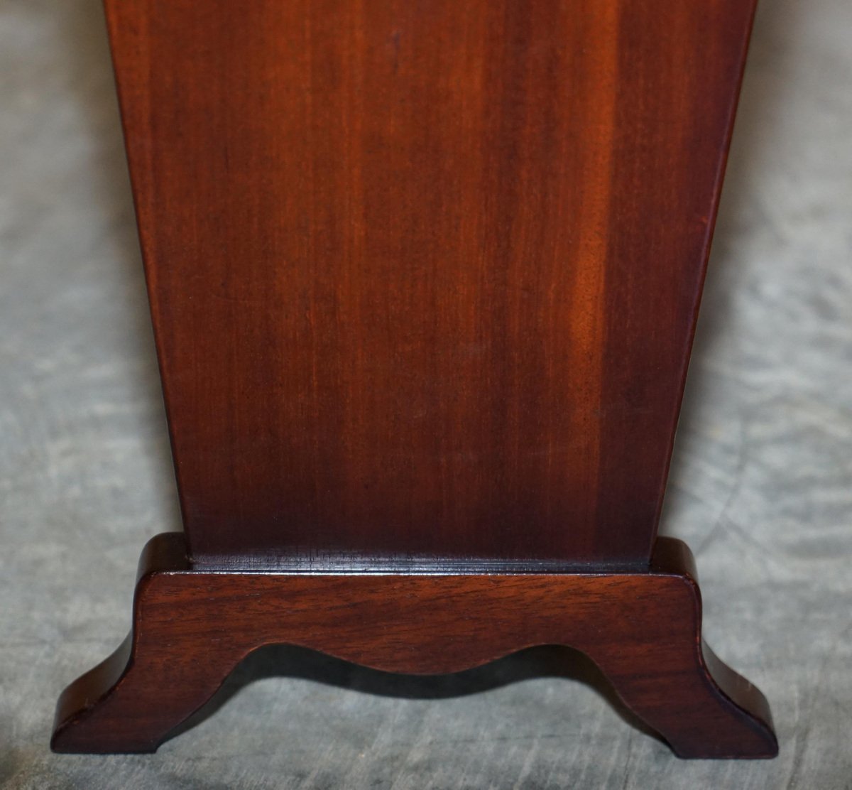 Mid-Century Modern Adjustable Magazine Rack with Lion's Head Handles ...