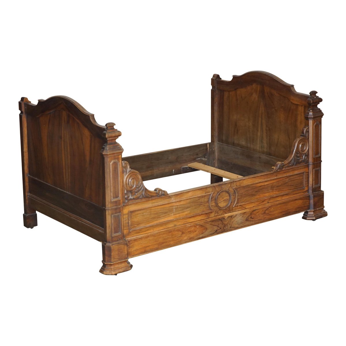 antique french louis philippe alcove daybed frame in hardwood 1830s GZP-1006396