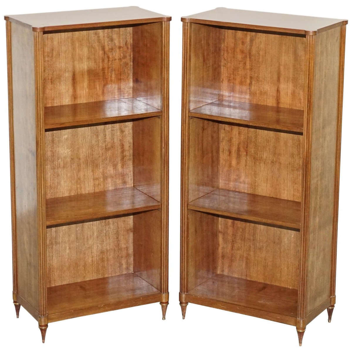 early 19th century french hardwood and bronze bookcases set of 2 GZP-1006702