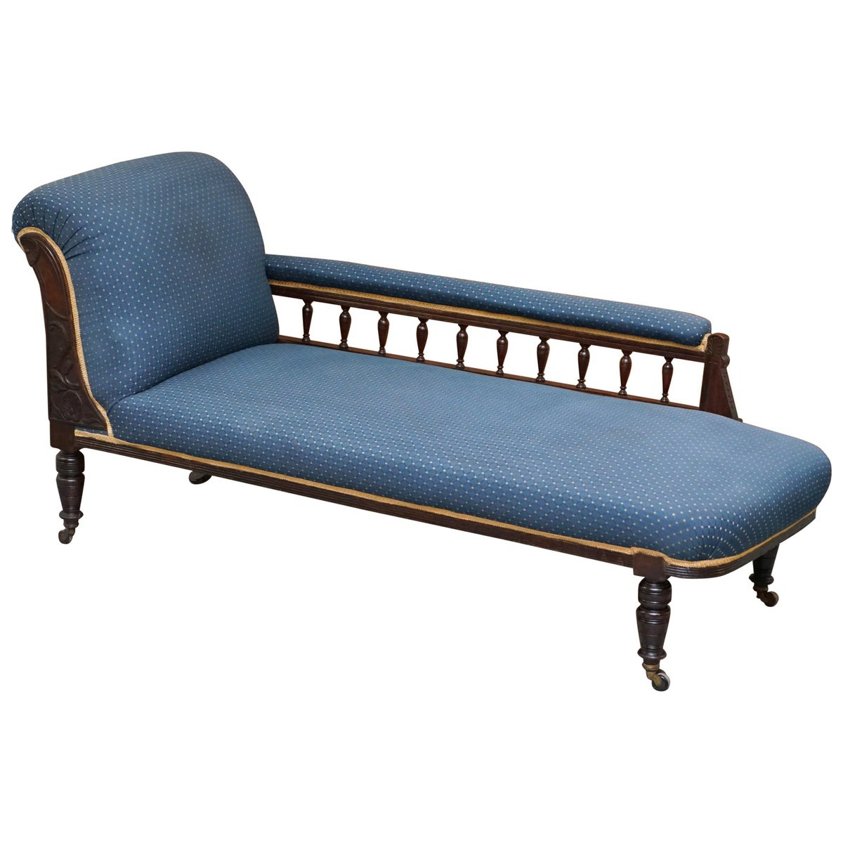early victorian carved chaise lounge GZP-1007052