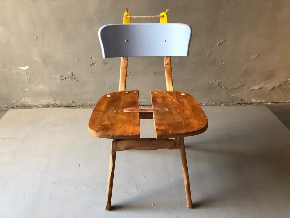 past forges future chair in blue from atelier staab NS-1007858