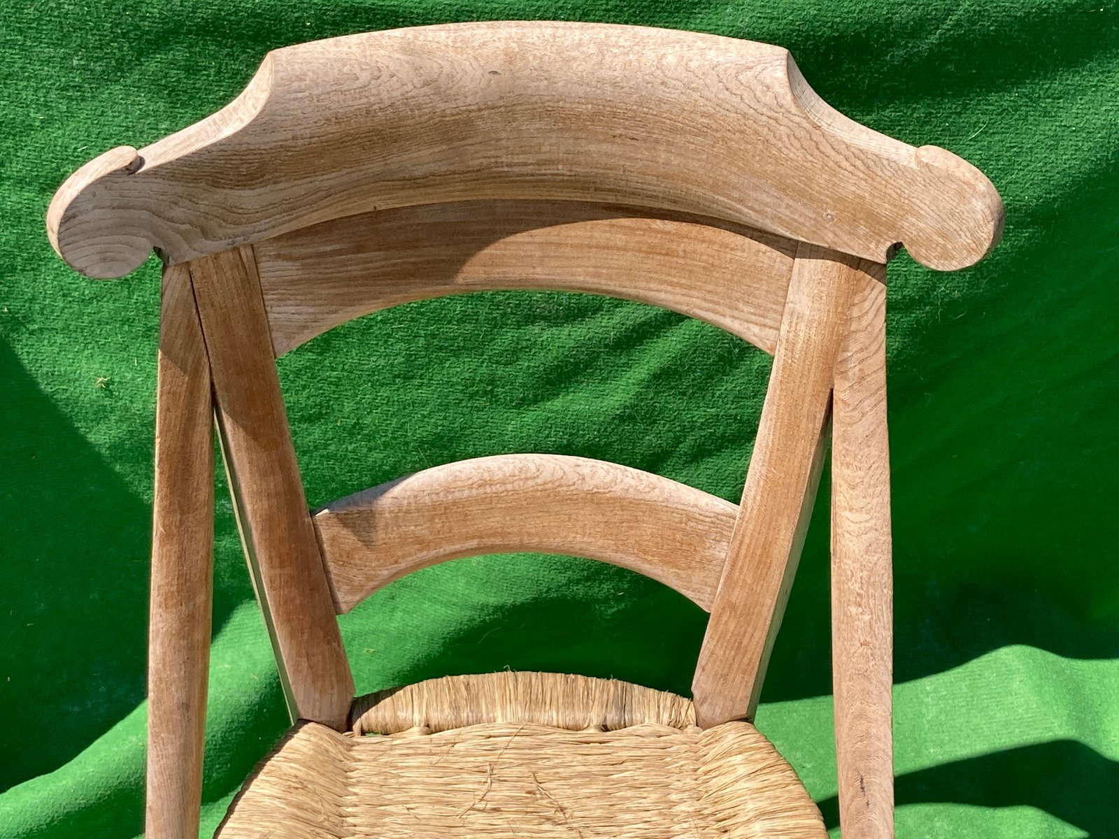 antique french wabi sabi wicker chair BHG-1008751