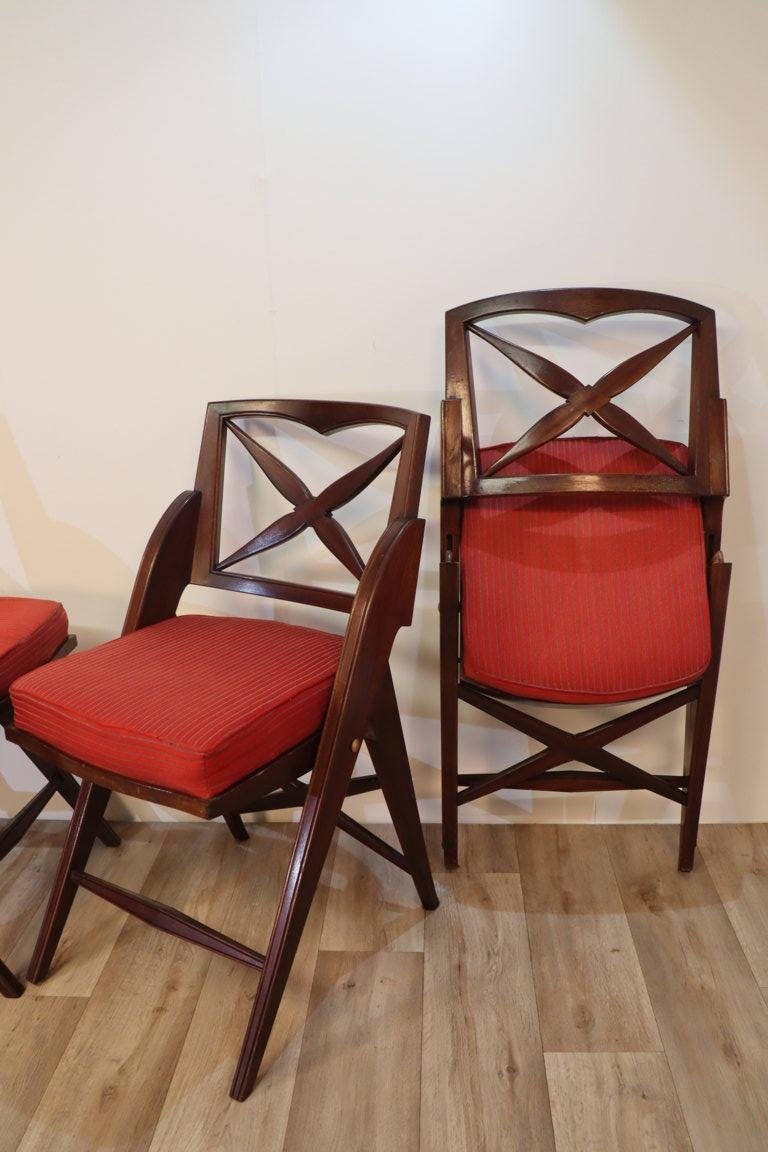 vintage folding chairs 1950s set of 4 IZV-1010064