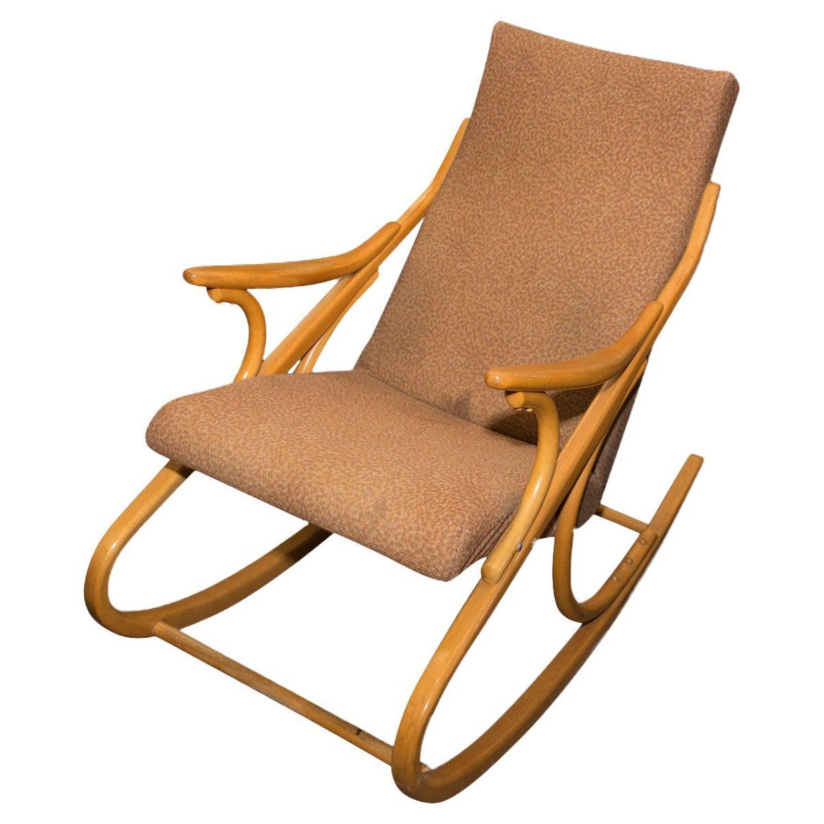 mid century bentwood rocking chair czechoslovakia 1960s HXT-1010934