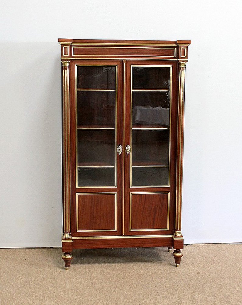 small louis xvi style 2 door bookcase late 19th century RVK-1013081