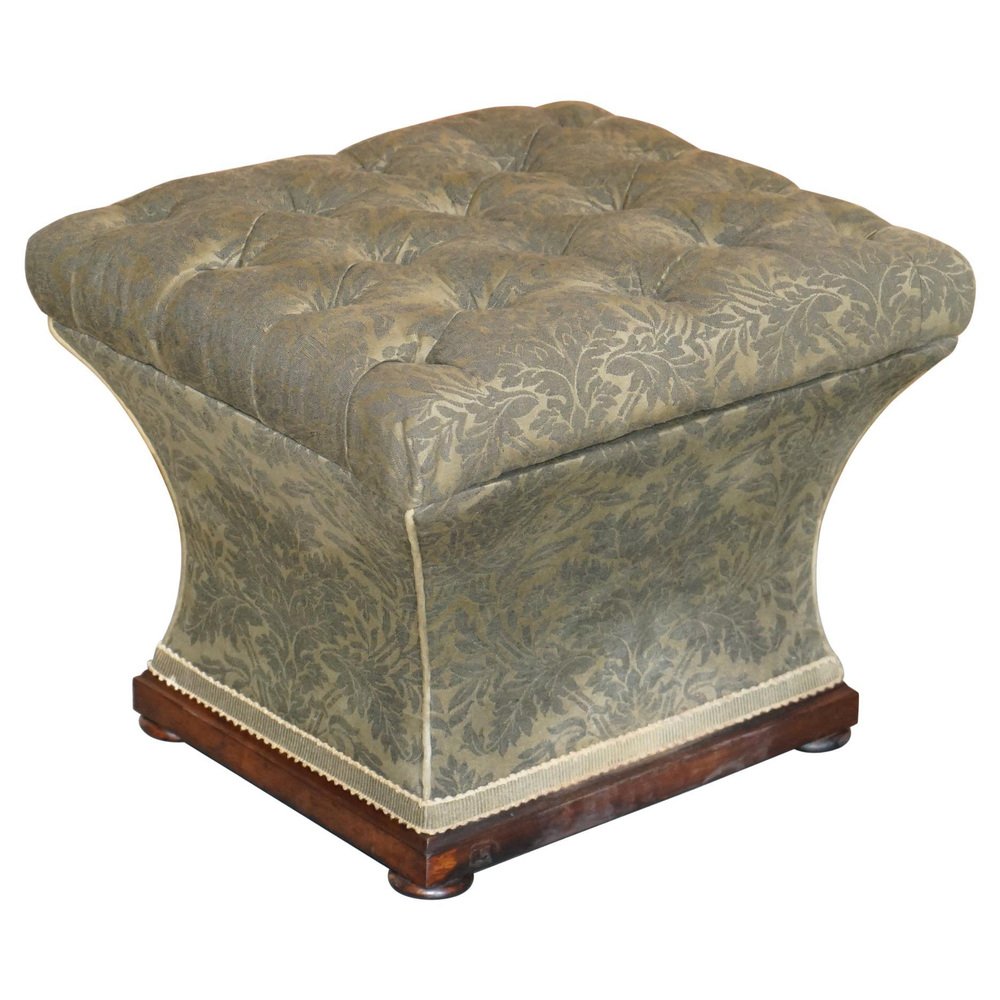 victorian ottoman stool footstool with storage 1860s GZP-1014102