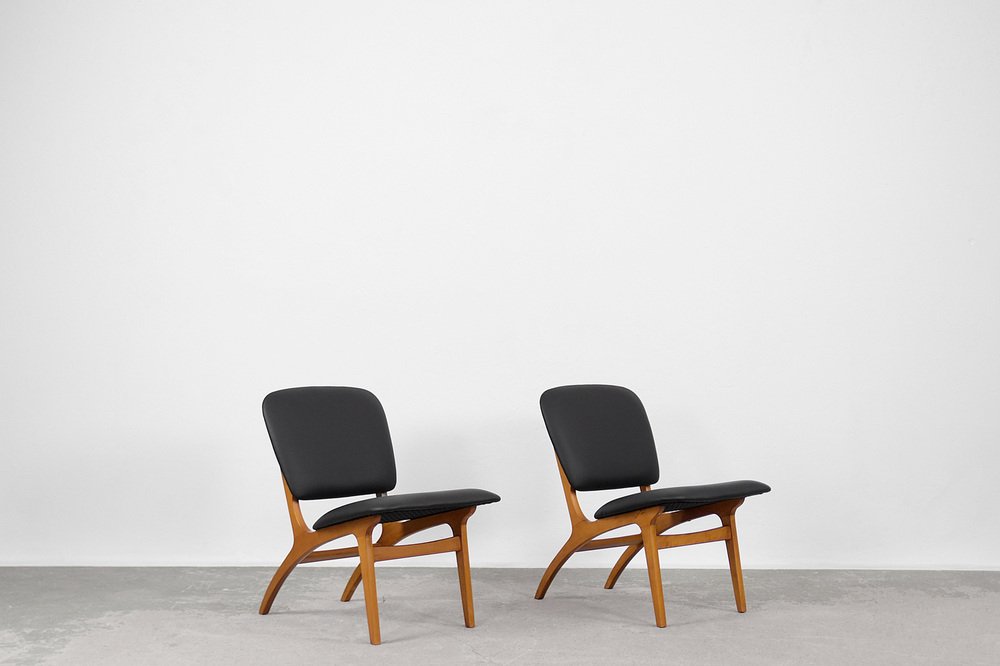 mid century modern vintage swedish jylland chairs from jio moebler 1953 set of 2 ZAA-1014902