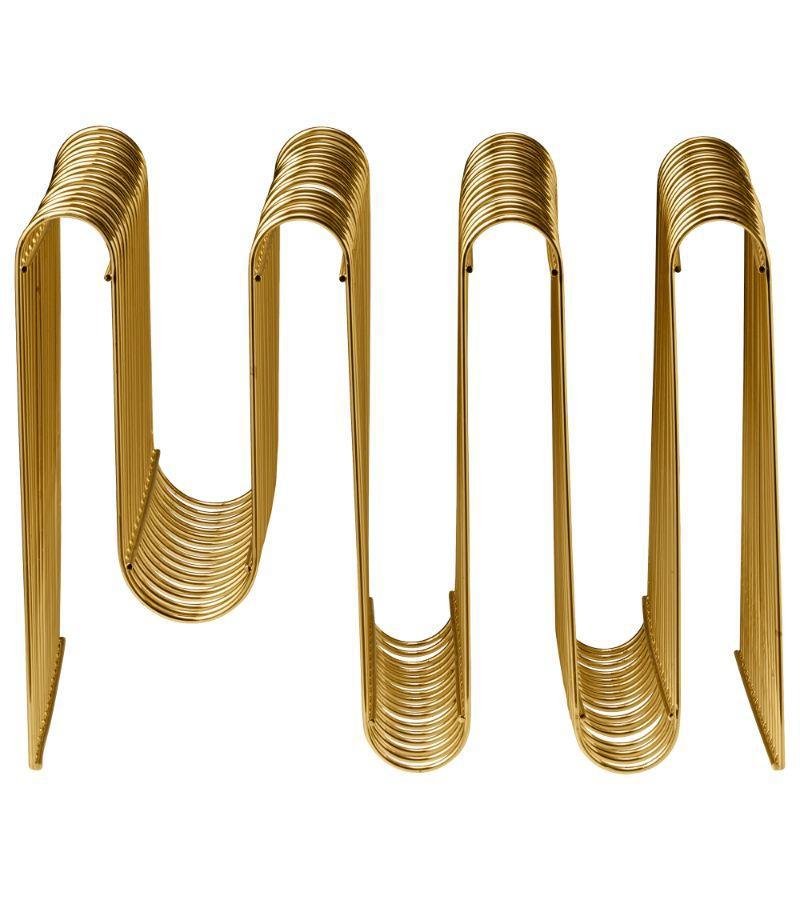 Gold Magazine Holder for sale at Pamono