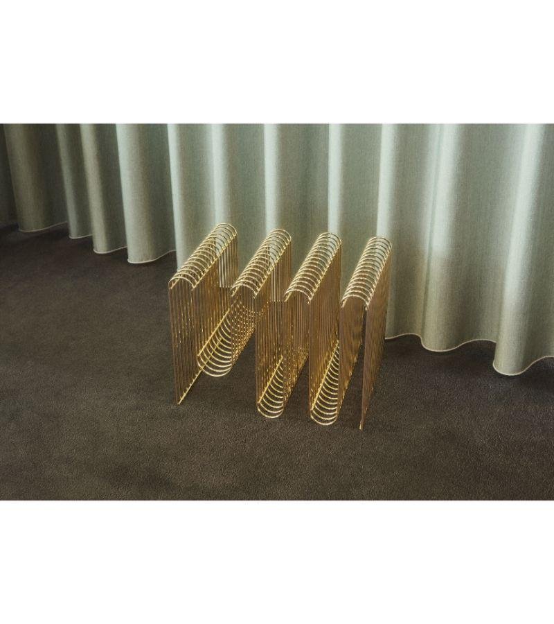 Gold Magazine Holder for sale at Pamono