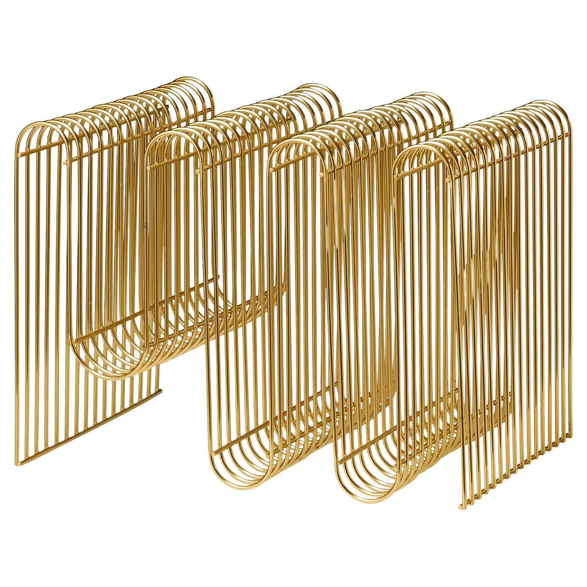 Gold Magazine Holder for sale at Pamono