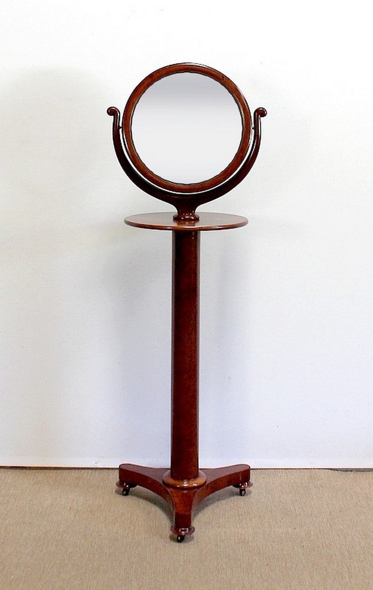 empire psyche mirror in mahogany early 19th century RVK-1016312