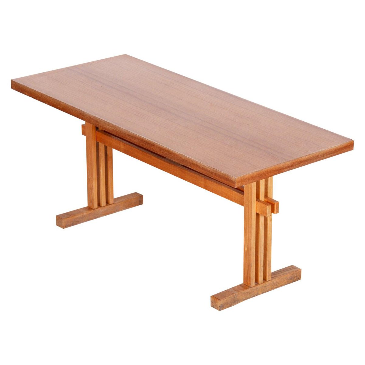 mid century czech rectangular oak and beech table 1960s 1 WHY-1016701
