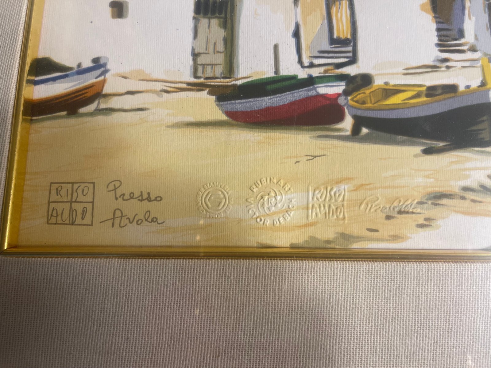 Aldo Riso, Lithograph, Presso Alvola for sale at Pamono