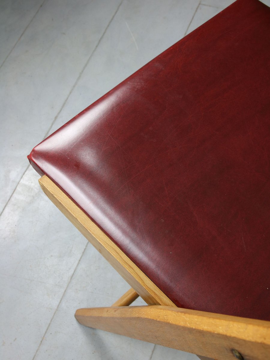 vintage red eden folding chair by gio ponti HGJ-1017400