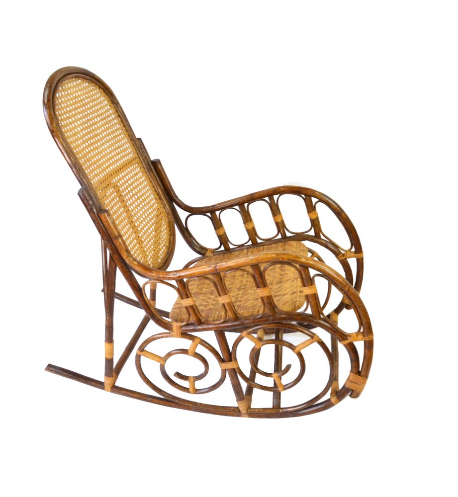mid century rattan rocking chair 1960s 4 ZVL-1020032