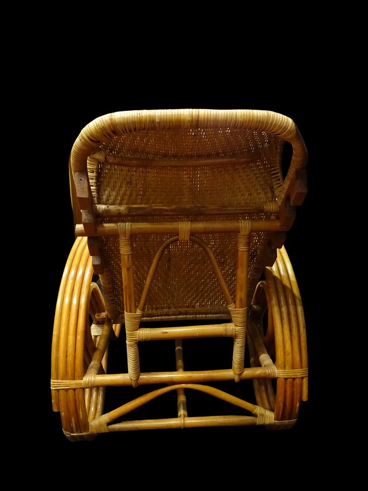 chaise longue in rattan NUC-1021454
