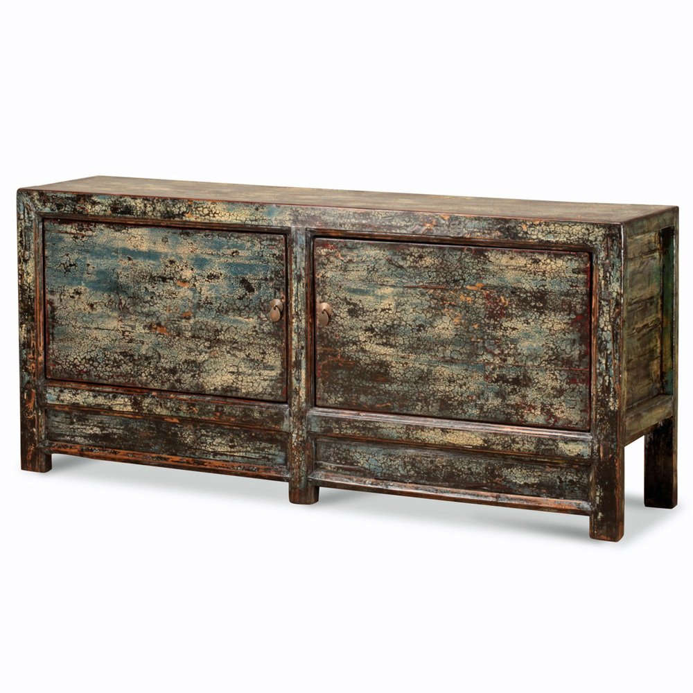 crackled oriental buffet in blue and cream MDS-1021587