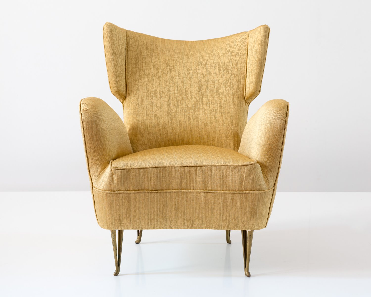 Yellow Armchair from Isa Bergamo, 1950s for sale at Pamono